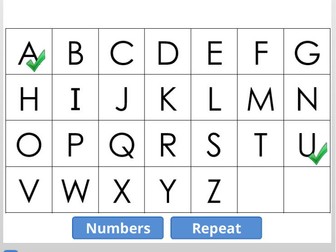 EAL beginners A-Z, 1-20