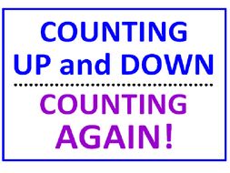Counting Up and Down PLUS Counting Again and Again (10 Worksheets)