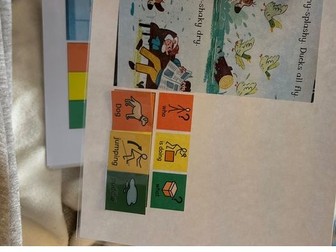 I am dog  - Colourful semantics (Stage 3).