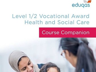 WJEC Eduqas Level 1/2 Health and Social Care Unit 2 Lessons 1-6