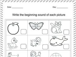 Alphabetical sounds identification