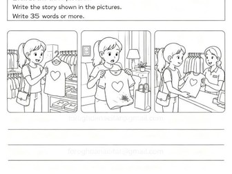 A2 Key (KET) Story Writing Practice Pack