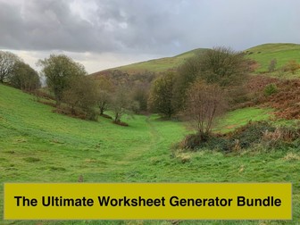 The Ultimate Work Sheet Generator Bundle