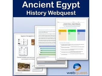 Ancient Egypt - Ancient History - Editable Digital Activity