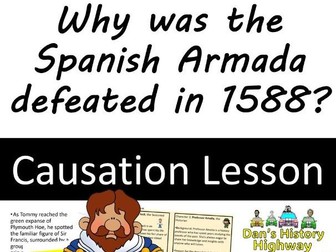 Why was the Spanish Armada defeated in 1588?