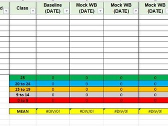 Year 4 MTC Tracking Document - Full Year Tracking (Multiplication Tables Check)