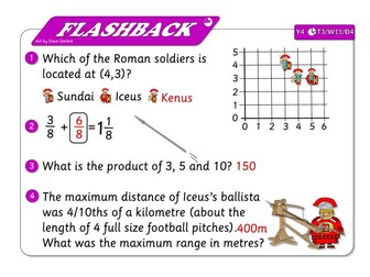 Y4 Maths Flashbacks