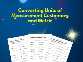Measurement Conversions Activity | Customary & Metric Measurements Activity
