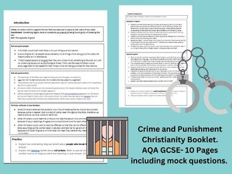 AQA GCSE RE Theme E Booklet Crime and Punishment