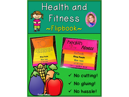 Health and Fitness DOUBLE-SIDED Flipbook!