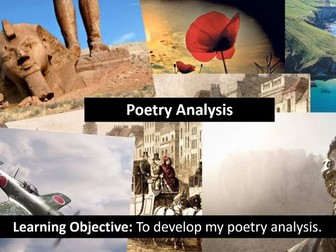 AQA Power and Conflict Poetry Lesson - Lesson 10 - PEEZER Comparison Writing Skills