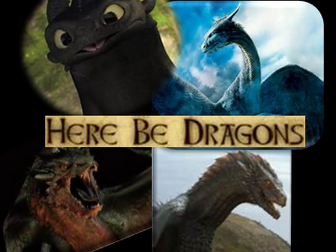 NEW AQA GCSE English Language - Paper 1 (Language analysis and comparison): Here be Dragons!