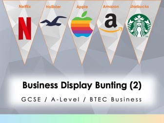 Business Display Bunting