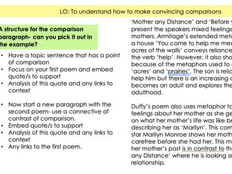 Mother, Any Distance (with comparison lessons/model for Before You Were Mine) Love and Relationships