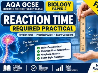 FREE AQA GCSE Reaction Time Required Practical