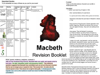 Macbeth Revision Resource - LAPs
