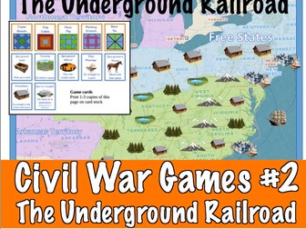 Civil War Board Games #2 The Underground Railroad