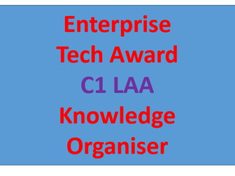 Enterprise Tech Award KO Component 1 LAA
