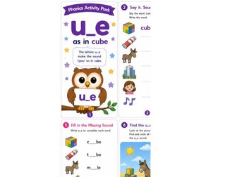 U_e phonic continuous provision activity pack