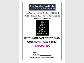 CeFS - U1 - ALL NON- CASE STUDY EXAM PRACTICE BOOKLET-ANSWERS