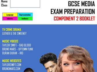 NEW! Eduqas GCSE Media Component 2 Revision Booklet