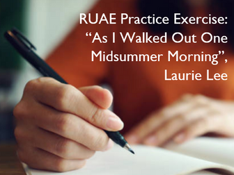 RUAE / Close Reading Practice Assessment