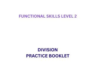 FS L2 Maths: Division Practice Pack