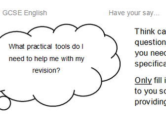 GCSE English Language - Pupil voice Questionnaire