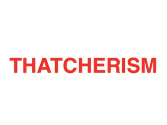 THATCHERISM