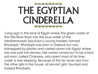 Egyptian Cinderella Powerpoint