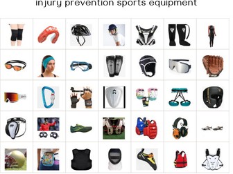 GCSE PE injury prevention worksheet