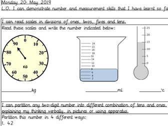 Year 2 summary tests maths