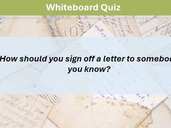 AQA English Language Paper 2 Q5 - Form