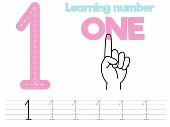 Tracing numbers 0-100