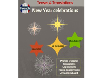 End of year celebrations in French: tenses & translations practice