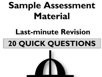 Eduqas GCSE Music - 20 Quick Questions - Practice Paper / Mock Exam