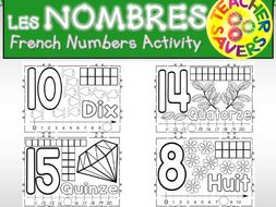 French Numbers Activity