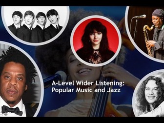 Popular Music and Jazz: Wider Listening Pack