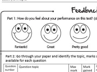 Assessment feedback proforma