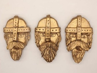 How to make a Viking head out of clay