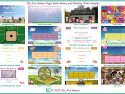 Money and Banking Piggy Bank English Interactive PowerPoint Game