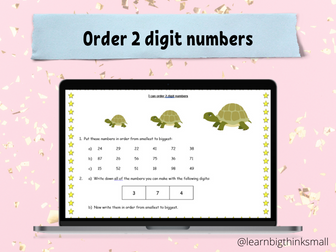 Ordering 2-digit numbers