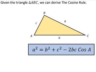 The Proof of The Cosine Rule