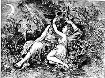 Titania and Bottom's Love Scene - Discussion, reading and written work.