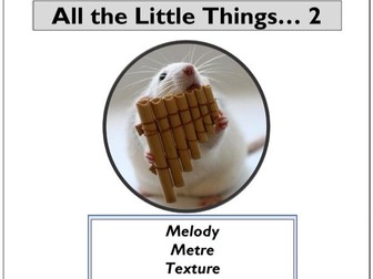 GCSE Music – Revision – Melody, Metre, Texture