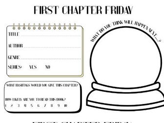 First Chapter Friday Booklets