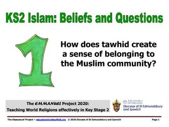 KS2 Islam: Beliefs and Questions Powerpoint