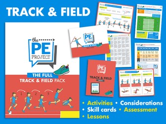 The Full Track & Field (Athletics) Pack - Ages 9-17 - The PE Project