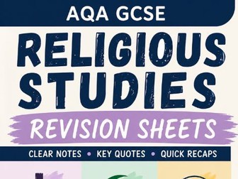 GCSE AQA RE Theme E Revision | Crime & Punishment (Complete Unit)