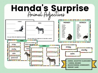Handa's Surprise Animal Adjectives